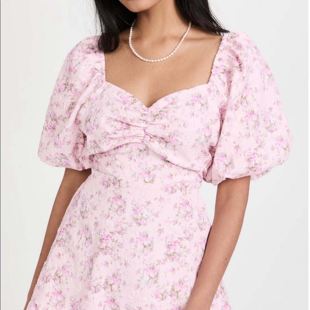 English Factory Textured Floral Mini Dress size small NWT